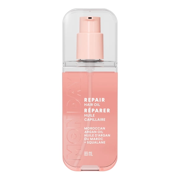 MONDAY Haircare REPAIR Hair Oil with Moroccan Argan Oil & Squalane – Deeply Nourishes, Hydrates, and Adds Shine