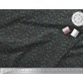 thumbnail image 3 of Soimoi Black Poly Georgette Fabric Leaves & Filigree Damask Decor Fabric Printed Yard 52 Inch Wide, 3 of 3