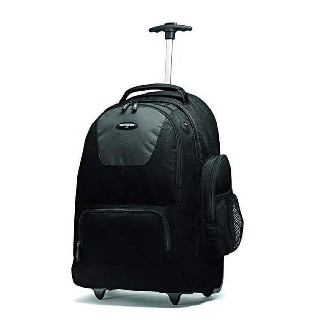 Samsonite Sac à Dos à Roulettes avec Poches d'Organisation, Noir/charbon, Taille Unique