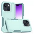 thumbnail image 1 of [PST] iPhone 15 Plus / 14 Plus Hard Case, Dual Layers Heavy Duty Rubber Armor Bumper Hard Case Cover, 1 of 5