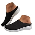 thumbnail image 1 of Mepaouo Womens Backless Sneakers Casual Slip on Mule Shoes Arch Support Walking Mesh Slide Sandals, 1 of 8