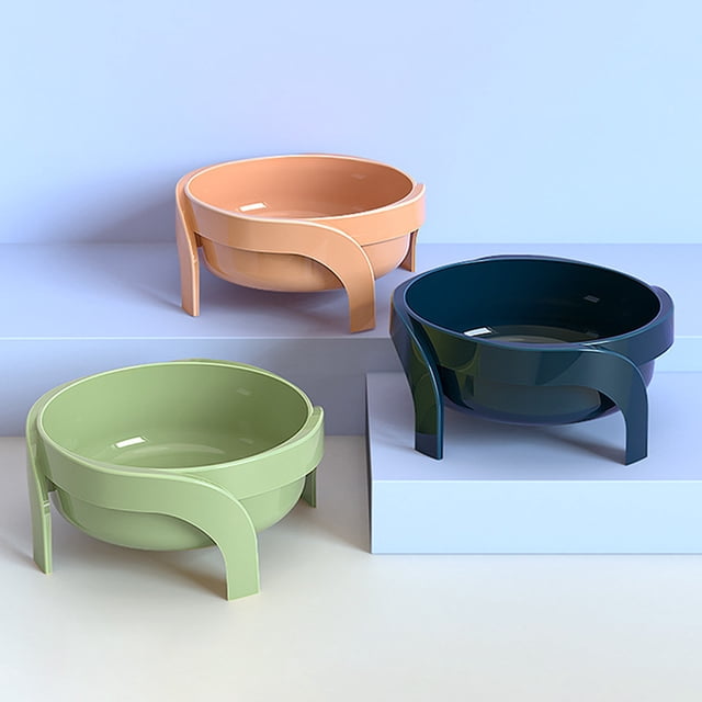CBFFDC Dog Feeding Dish Pet Bowl Large Capacity Dog Food Container with Non Slip Base Elevated Design Water Drinking Bowl for Small Pets