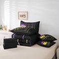 thumbnail image 4 of YST Sports Comforter Set, Tennis Bedding, 7-Piece, Purple Yellow, Full Size, 4 of 4