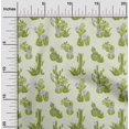 thumbnail image 2 of oneOone Polyester Spandex Pear Green Fabric Cactus Sewing Material Print Fabric By The Yard 56 Inch Wide, 2 of 5