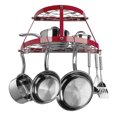 thumbnail image 1 of Range Kleen CW6003 Red Enameled Double Shelf Wall Mount Pot Rack, 1 of 6