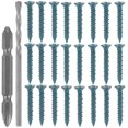 thumbnail image 2 of 1 Set Wall Anchor Concrete Screw And Drill Bit Wall Fixing Tool Concrete Screws Concrete Anchors, 2 of 8