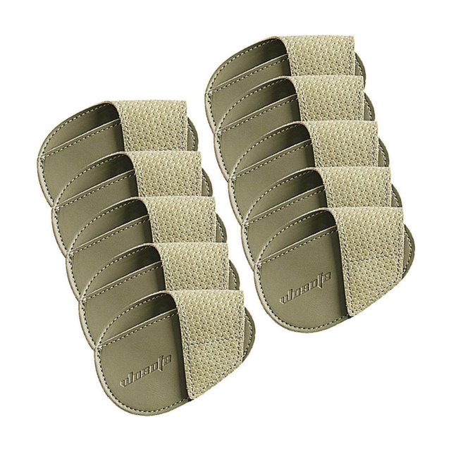 fastboy Golf Head Covers PU Portable Protector for Athlete Travel Golf Training Green Large