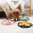 thumbnail image 4 of Creative Dog Smart Beginner & Slow Feeder - IQ Interactive Training Toy Box, Non-Slip Bottom - Blue, 4 of 6