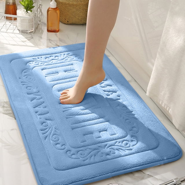 ABPWLY Home Bathroom Absorbent Floor Mat Is Machine Washable Soft Comfortable And Quickly Absorbs Water Ensuring Stable And Non Slip Bathroom Floor Mat Clearance bath mat for tub non slip Canada Days