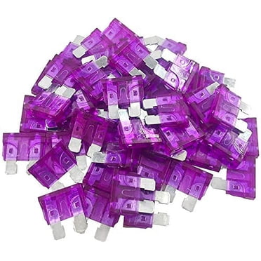 (50 Pcs) Fusible Standard 3 A, Fusible Automobile à Lame 3 A pour Voiture Camion