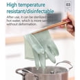 thumbnail image 3 of Gants de Nettoyage en Caoutchouc Réutilisables Gants de Vaisselle Antidérapants de Qualité Alimentaire Épaisseur 15 Mil Protection des Bras Extra Longs Résistants aux Produits Chimiques pour Cuisine Salle de Bain Lavage de Voiture Gants Ménagers Durables (1 Paire), 3 of 8
