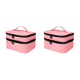 thumbnail image 2 of Redempat Sacs de Rangement pour Vernis à Ongles en Polyester pour Usage Quotidien Robuste et Durable Rose 2Set, 2 of 6