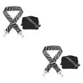 thumbnail image 1 of Maytalsory Sangle Réglable en Bandoulière Résistante aux Rayures et aux Déchirures Remplacement de Sangle de Sac à Main Gris 2Set, 1 of 6