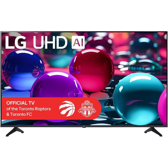 LG Téléviseur Intelligent DEL 4K UHD HDR de 55 Po UA70 AI 2025 55UA7000PUB Processeur α5 AI 4K Gen8 webOS 25 HDR10 Pro Mode Cinéaste - Boîte Ouverte