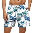 thumbnail image 2 of Kakii Men's Swim Trunks Hawaiian Bathing Mesh Lining Suit Swimsuits Beach Shorts with Pockets, 2 of 6