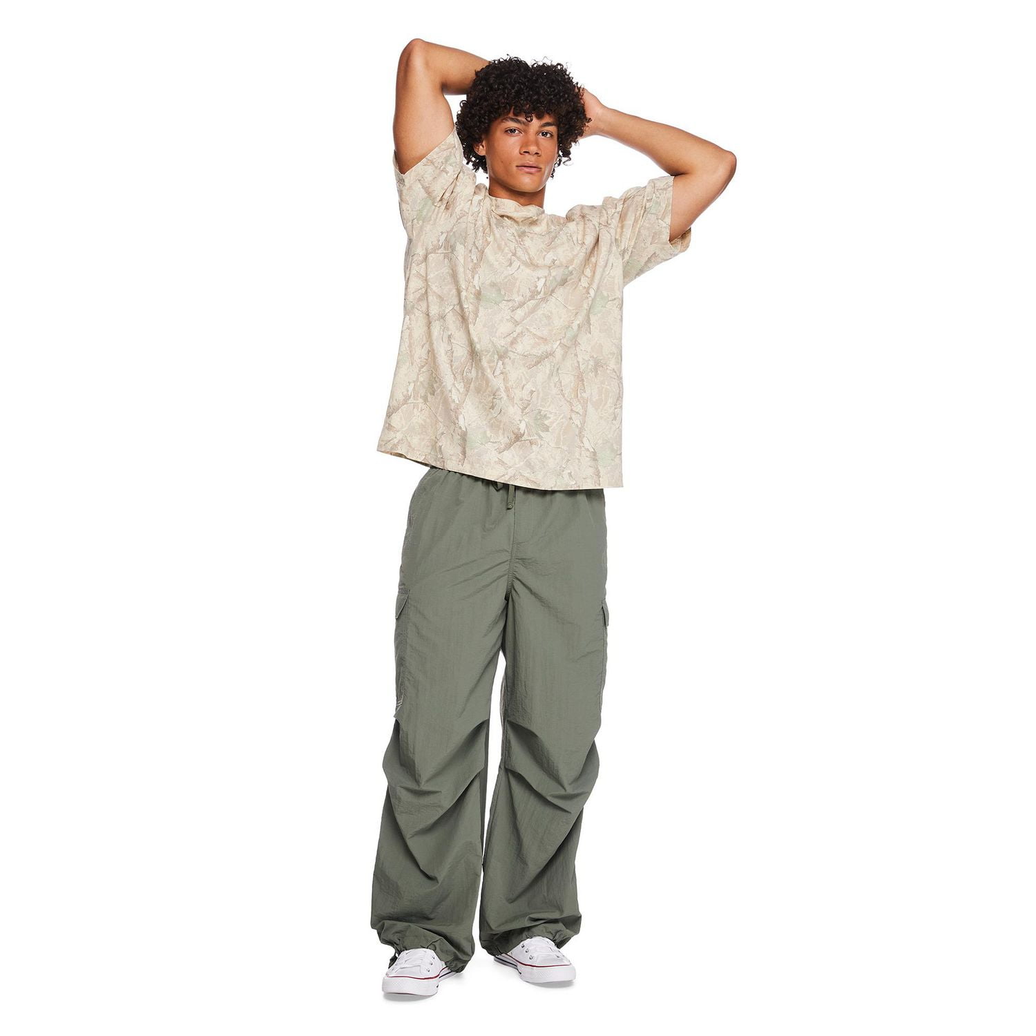 Pantalon cargo en parachute en nylon No Boundaries