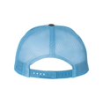 thumbnail image 2 of Richardson Low Pro Trucker Cap, M-L, White-Columbia Blue-Brown, 2 of 2