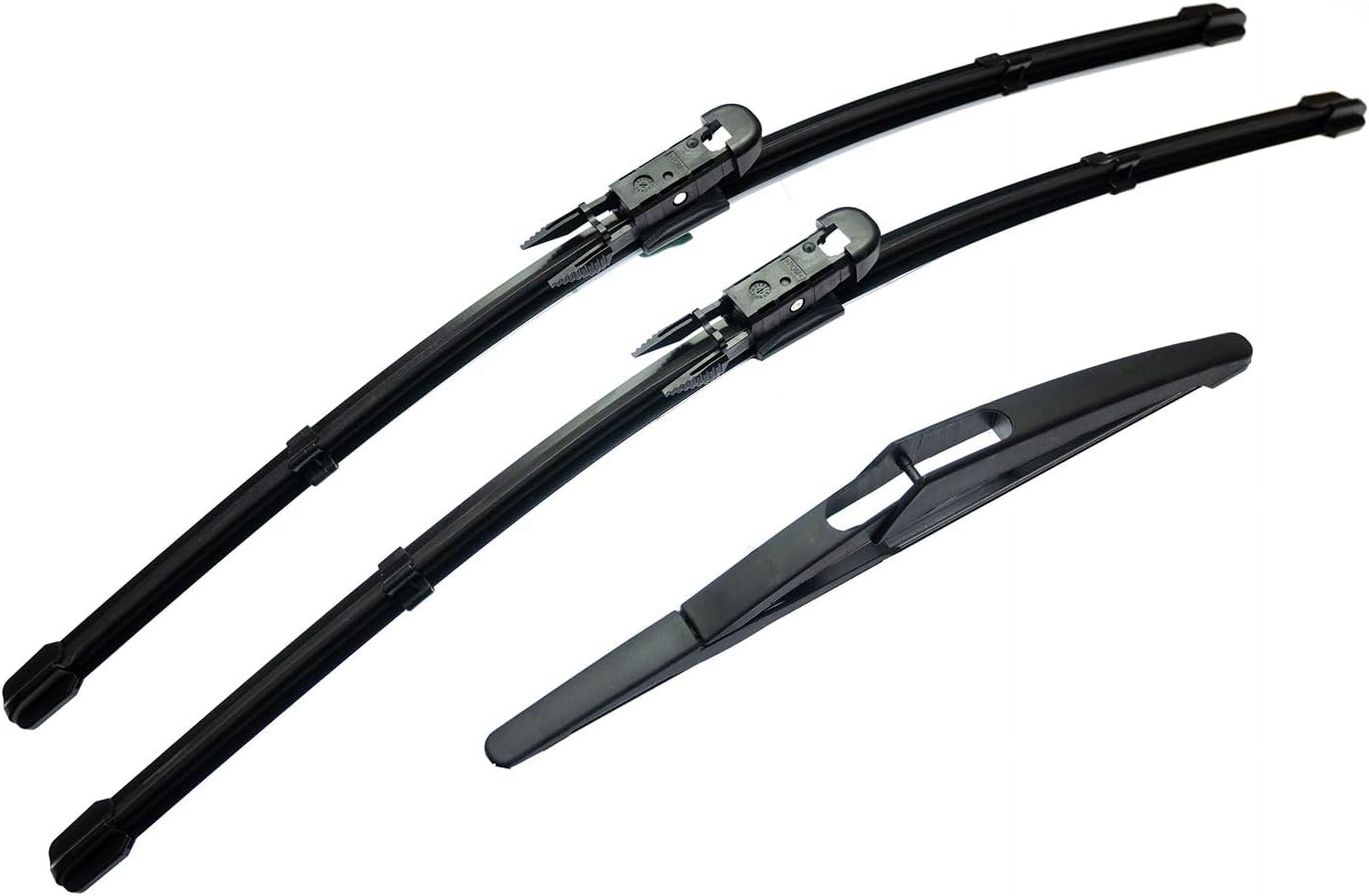 ORUYROP 3 Wipers Automotive Replacement Windshield Wiper Blades for 2011-2016 mini cooper Countryman wipers R60 4 door 20inch+19inch+10inch Front and Rear Windshield Wipers (Pack Of 3) Pintch