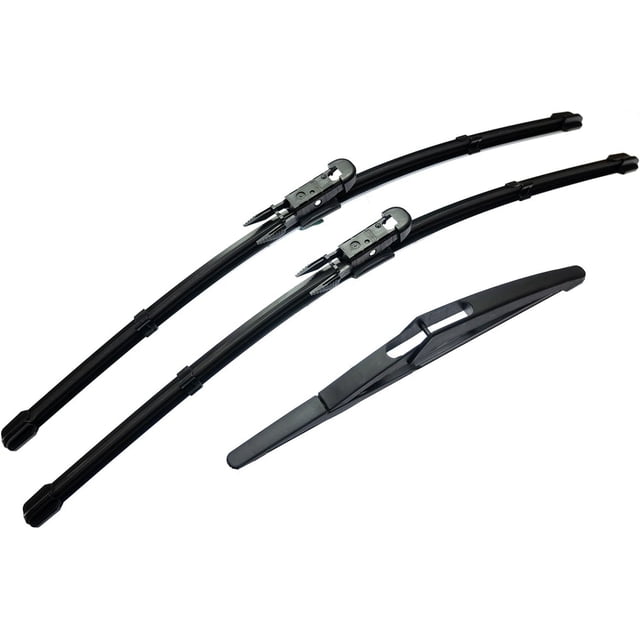 ORUYROP 3 Wipers Automotive Replacement Windshield Wiper Blades for 2011-2016 mini cooper Countryman wipers R60 4 door 20inch+19inch+10inch Front and Rear Windshield Wipers (Pack Of 3) Pintch