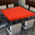 thumbnail image 1 of 2Pack Picnic Table Cloth, 34"x34" Square Elastic Fitted Tablecloths, Orange, 1 of 6