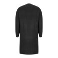 thumbnail image 4 of Sentmoon Lightweight Cardigans for Women Plus Size Long Sleeve Womens Sweaters Solid Color Loose Knitted Womens Clothes Trendy with Pocket Fall and Winter for Wedding Guest Sweater Black XXL, 4 of 6