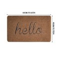thumbnail image 4 of One Pack Of Dark Dust-proof Hallo Mat For Bedroom House Bathroom PVC Door Mat, 4 of 9