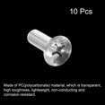 thumbnail image 3 of Unique Bargains M8x25mm Plastic Phillips Machine Screws, PC Flat Head Machine Bolts 10 Pack, 3 of 4