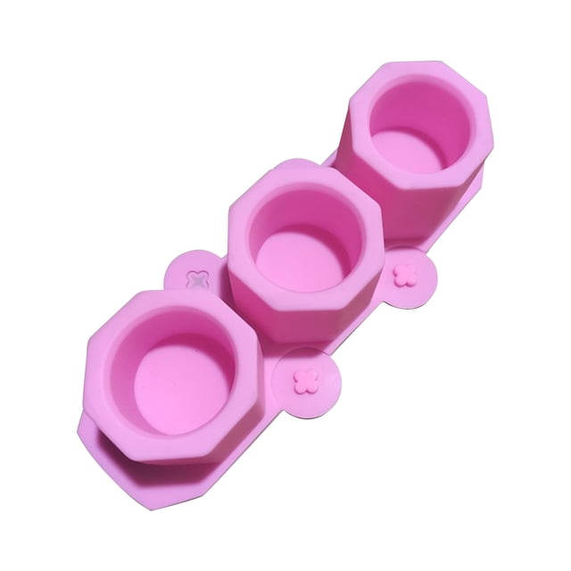 Leutsin 3 With Silicone Round Cup Molds For Cocktail Silicone Ice Trays And Succulent