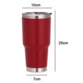 thumbnail image 2 of jiarry Tasse à Café de Voyage Isolée, Acier Inoxydable 18/8, Étanche, Légère, 2 of 5