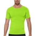 thumbnail image 1 of Gspmoly Chemises pour Hommes, Chemises de Sport d'Entraînement à Séchage Uni à Manches Courtes et Col Rond pour Hommes, Hauts pour Sortir jusqu'à 65 % de Rabais, 1 of 4