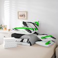 thumbnail image 4 of YST Brush Strokes Peinture à l'huile 7 pièces Gradient Abstract Comforter Set, Reine, 4 of 4