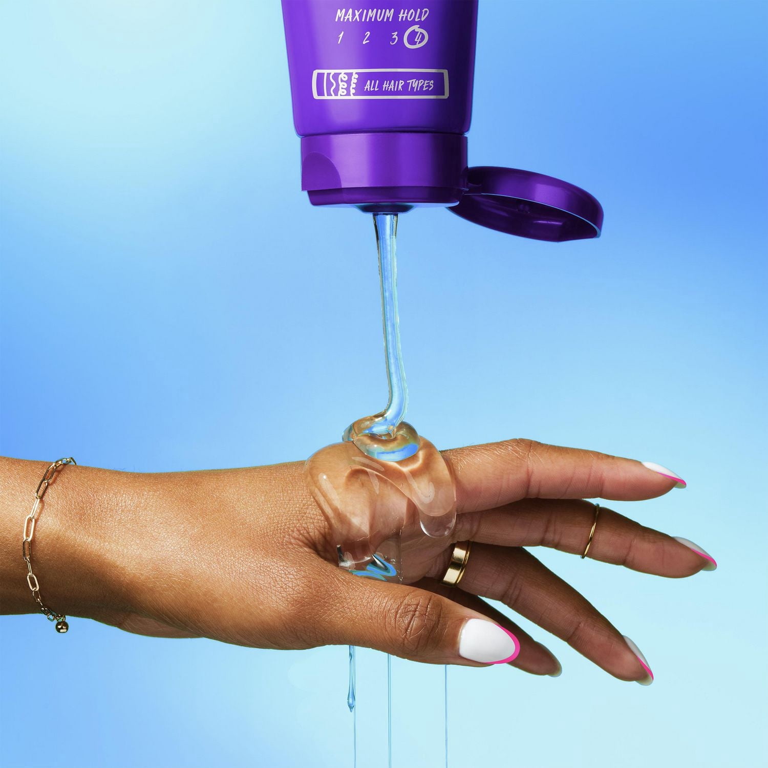 Aussie Instant Freeze Sculpting Gel for Curly Hair, Straight Hair, and Wavy Hair