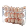 thumbnail image 1 of Porte-œufs pour Réfrigérateur Grande Capacité Distributeur d'Œufs Plateau à Œufs pour Réfrigérateur m Transparent, 1 of 8