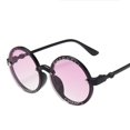 thumbnail image 1 of Kmbangi Children's Sunglasses with Round Letters Printed Clear Wear Resistant Sunglasses, 1 of 1