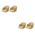 thumbnail image 2 of Transemion 2x Quick Installation And Easy Care Stretchy Chair Covers For Maintenance High Elastic Full cream-coloured 2Set, 2 of 6