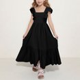 thumbnail image 1 of LOVZFMLL Robe de Princesse à Imprimé Graffiti pour Enfants et Filles de 4 à 14 Ans, Robe à Manches Longues à Col Rond, 1 of 8