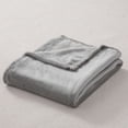 thumbnail image 4 of Mainstays Plush Throw Blanket Gray, 4 of 6
