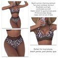 thumbnail image 1 of Women Swinsuit, Halter  Two Piece Swimsuit Charming  For Beach Parties For Surfing For Female Leopard Print M, 1 of 6