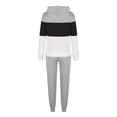 thumbnail image 3 of Birdeem Ensemble pour Femmes Survêtement Chandail Uni Col Rond 2 Pcs Sport Sans Capuche Ensembles, 3 of 6