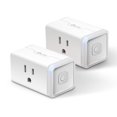 thumbnail image 1 of Kasa Smart Plug Mini 15A Apple HomeKit Supported Smart Outlet Works with Siri Alexa & Google Home UL Certified App Control Scheduling Timer 2.4G WiFi Only 2-Pack (EP25P2) White, 1 of 4