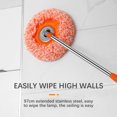 thumbnail image 4 of YATLTE Wall Mop, 360° Rotatable Adjustable Cleaning Mop, New Extendable Wall Cleaning Mop, Easy Cleaning Spin Mop Head Replacement for Wall, Ceiling, Window, 4 of 5