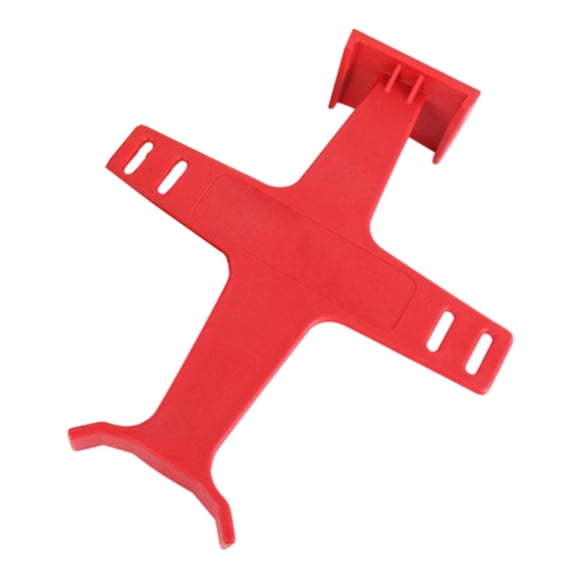 jinwen Support de Fourche avant de Moto Amortisseur Protection Réparation Protecteur Attelle de Fourche Support pour Moto de Route Rouge