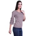 thumbnail image 3 of Moomaya T-Shirts Décontractés pour Femmes en Coton Grande Taille à Manches 3 /4 à Col Rond, 3 of 4
