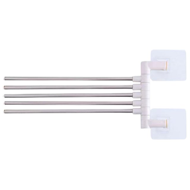Towel Rod Organization Punch-free Solid Stainless Steel Towel Organizer Holder