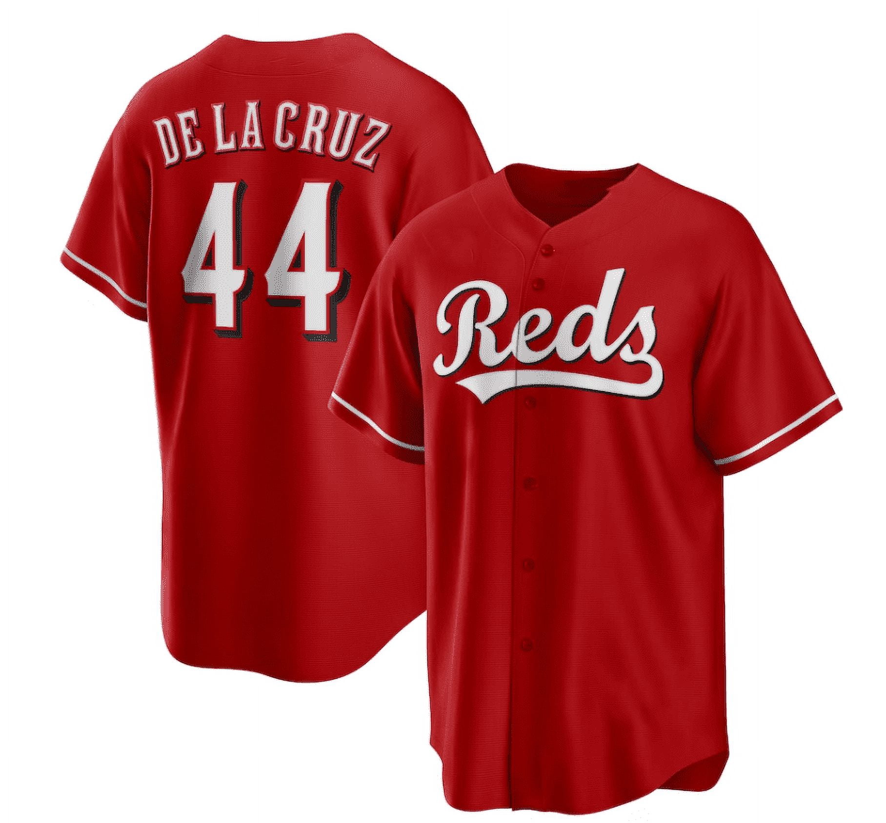 Men's Cincinnati Reds Baseball Jersey DELACRUZ 44# STEER 7# INDIA