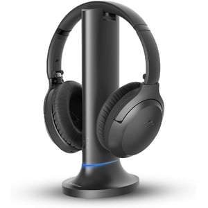 Avantree Opera Plus - Casques sans fil pour TV Regarder avec le cinéma & Modes de dialogue clairs, volume amélioré pour les aînés, HDMI ARC, Opter & AUX Appui, 164ft, Pas de retard audio, 2.4G RF & Bluetooth
