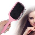 thumbnail image 4 of Styling Air Cushion Comb, Hair Brush Round Comb Teeth Soft Touch Massage Scalp Less Tugging Practical  For Straight Hair For Curly Hair Pink, 4 of 8