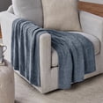 thumbnail image 1 of Mainstays Grey Chenille Throw, 50" x 72", 1 of 5