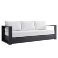 thumbnail image 3 of Modway Tahoe Outdoor Patio Powder-Coated Aluminum 2-Piece Set in Gray White, 3 of 10