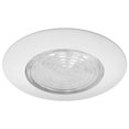 thumbnail image 1 of Nicor Lighting 17572 Fresnel Light Fixture Round Downlight Trim - White, 1 of 1